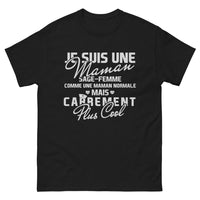 Thumbnail for T-shirt Maman Sage-Femme noir - humour pro et fierté féminine