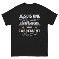 Thumbnail for T-shirt Bourgogne noir - maman bourguignonne, plus cool