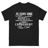 Thumbnail for T-shirt maman auxiliaire de vie noir - plus cool qu'une maman