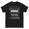 T-shirt Maman Aveyronnaise noir - fière de ses racines