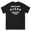 T-shirt Bretagne noir - Bretagne bière Drinking Team