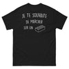 T-shirt Bretagne noir - Je te souhaite marcher sur un Lego