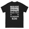T-shirt anniversaire sombre noir - né en 1973