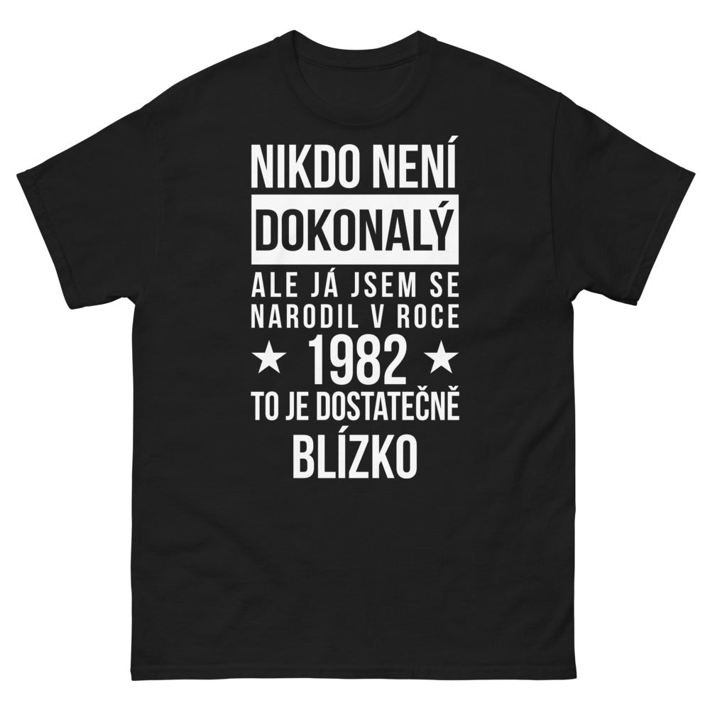 T-shirt Année 1982 noir - L'année 1982, assez proche de la perfection