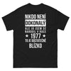 T-shirt années 70 noir - humour 1977