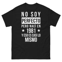 Thumbnail for T-shirt Original 1981 noir - No soy perfecto pero nací en 1981
