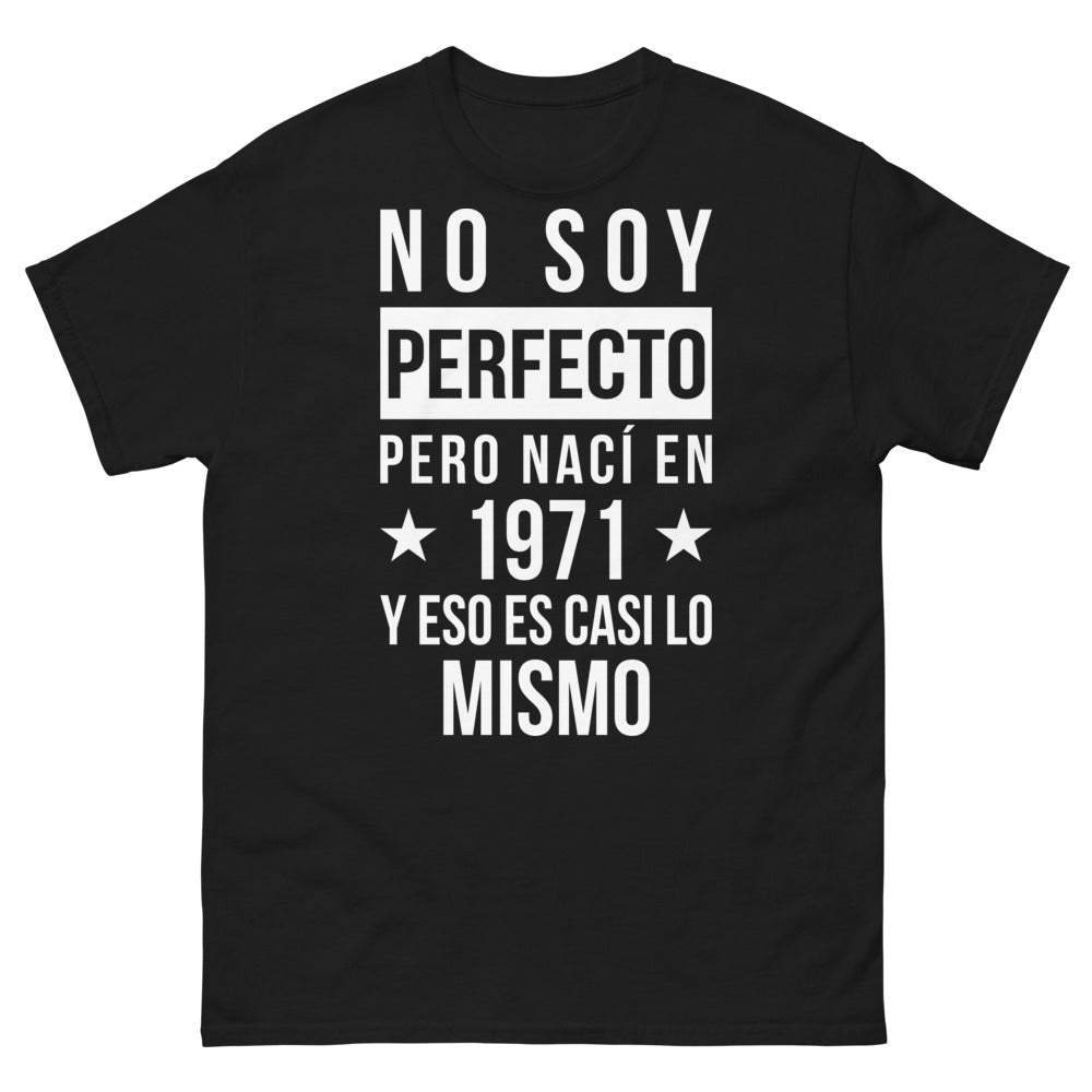 T-shirt 1971 noir - No soy perfecto