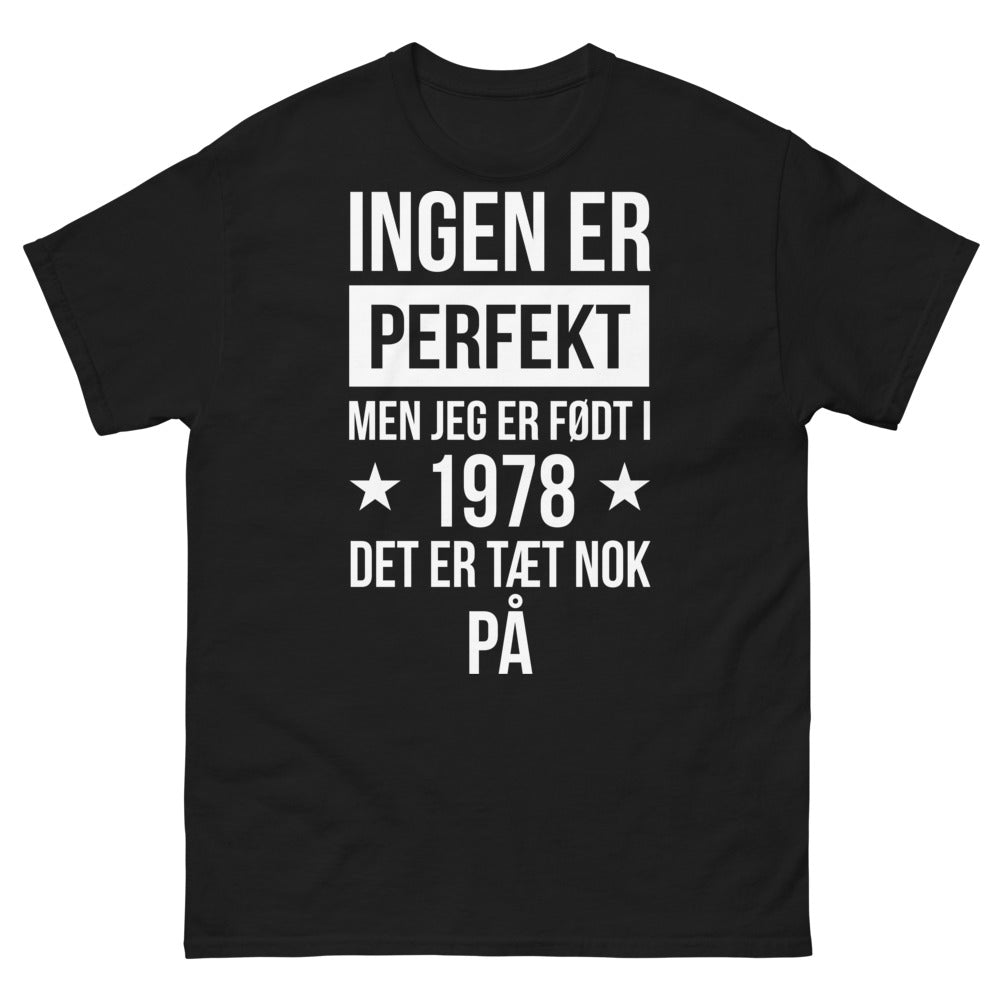 T-shirt Perfekt Geboren 1978