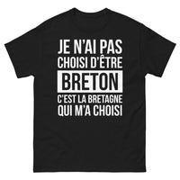 Thumbnail for T-shirt Bretagne noir - je n'ai pas choisi d'être breton