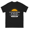 T-shirt Sud noir face - je n'ai pas besoin de thérapie