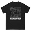 T-shirt Bourgogne noir - fier héritage bourguignon