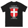 T-shirt Savoyard Isérois noir face - Et le huitième jour
