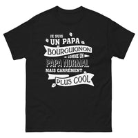 Thumbnail for T-shirt Bourgogne noir - Papa bourguignon chic et cool