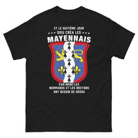 Thumbnail for T-shirt Mayenne noir - clin d'œil des Mayennais