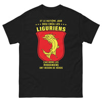 Thumbnail for T-shirt Ligurien noir - hommage héroïque