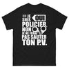 T-shirt Policier humour noir - Je suis Oui