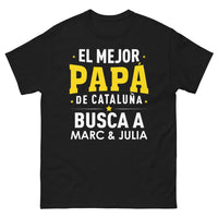 Thumbnail for T-shirt Cataluña noir - El Mejor Papá busca a Marc Julia