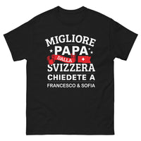 Thumbnail for T-shirt Svizzera marine - il miglior papà, precisione e cioccolato
