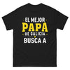 T-shirt Galicia noir - Mejor Papá de Galicia
