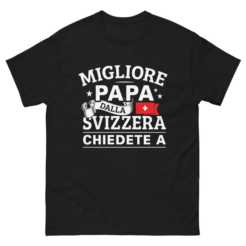 T-shirt Migliore Papà dalla Svizzera