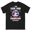 T-shirt hawaïen noir - I Am Irum Man