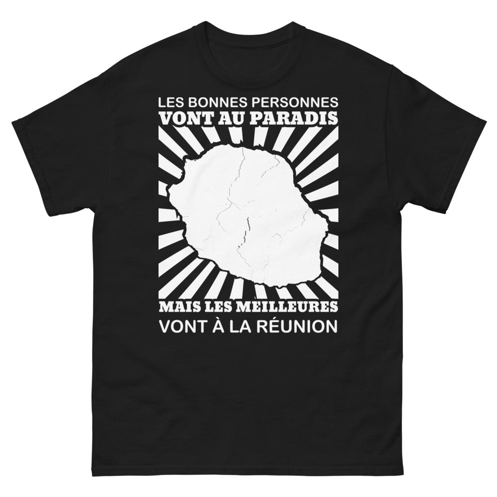 T-shirt Réunion noir - Les meilleures y vont