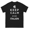 T-shirt Italien noir - Keep Calm Je Suis Italien