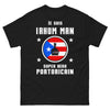T-shirt Portoricain noir - Je suis Rhum Man