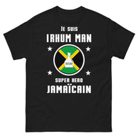 Thumbnail for T-shirt Jamaïque noir face - Je suis Rhum Man