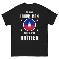 Thumbnail for T-shirt Haïtien noir - Je suis Rhum Man