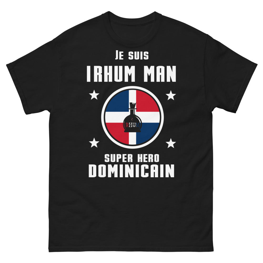 T-shirt Dominicain rhum noir - Je suis Rhum Man