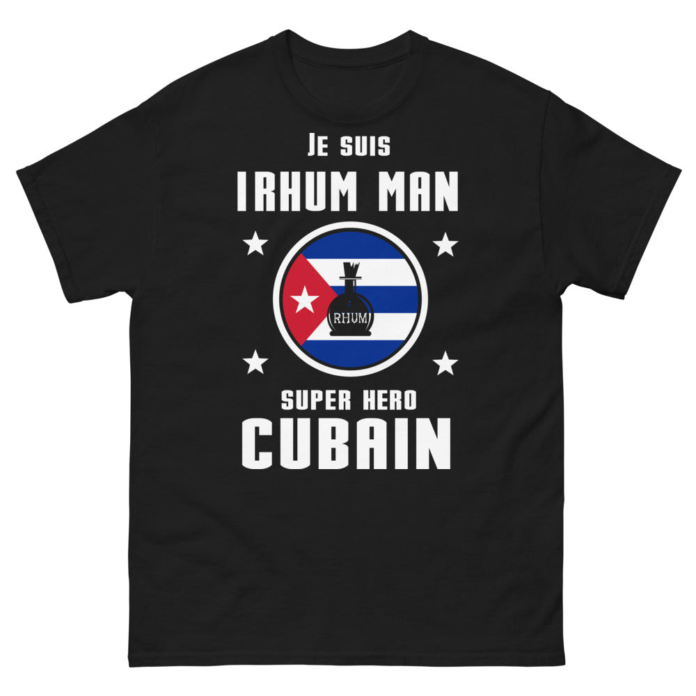 T-shirt Cuba noir - Je suis Rhum Man