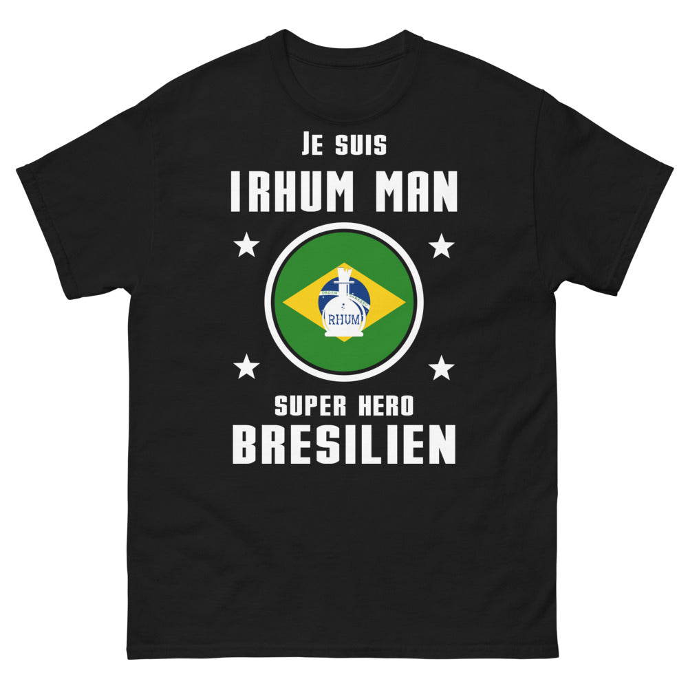 T-shirt Brésil noir - Je Suis Rhum Man