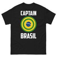 Thumbnail for T-shirt Brésil noir - design discret et fier
