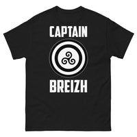 Thumbnail for T-shirt Breizh noir - capitaine Breizh sombre