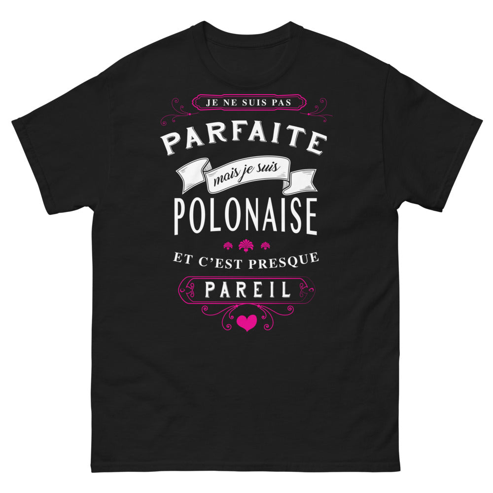 T-shirt Polonaise noir - presque pareil