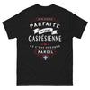 T-shirt Gaspésienne noir - Je ne suis pas parfaite