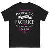 T-shirt factrice noir - presque pareil