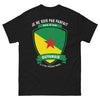T-shirt Guyanais noir - Je ne suis pas parfait mais je suis Guyanais