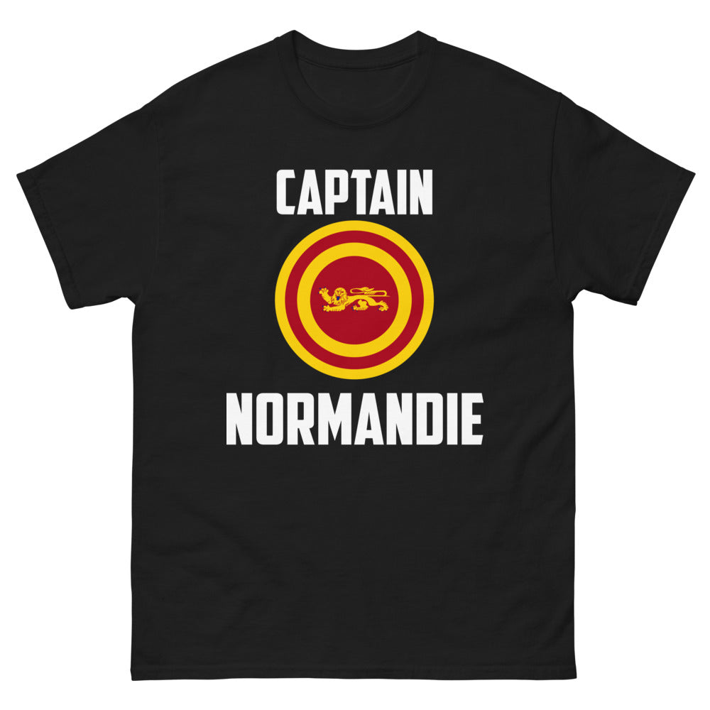 T-shirt Normandie noir - Captain Normandie