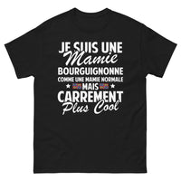 Thumbnail for T-shirt Bourgogne noir - mamie bourguignonne plus cool