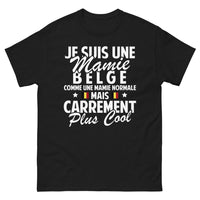 Thumbnail for T-shirt Mamie Belge noir - Je suis une Mamie Belge