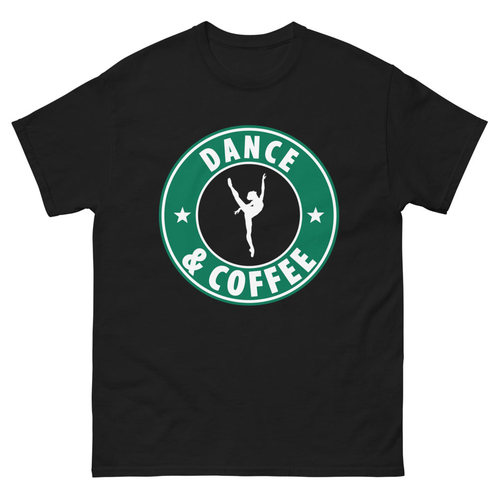 T-shirt Danse & Café noir - motif danse & café