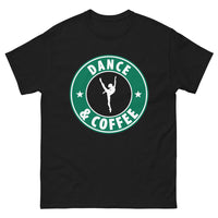 Thumbnail for T-shirt Danse & Café noir - motif danse & café