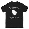 T-shirt La Lorraine noir face - La Lorraine, c'est la vie