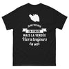 T-shirt Vendée noir - Je ne vis pas en Vendée, mais la Vendée vivra toujours en moi