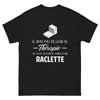 T-shirt Savoyard noir - raclette humour