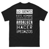 T-shirt Andalousie noir - Lo siento, este hombre ya está pillado