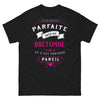 T-shirt Bretagne noir - Je ne suis pas parfaite mais je suis Bretonne