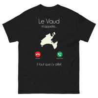 Thumbnail for T-shirt Vaudois noir - Le Vaud m'appelle